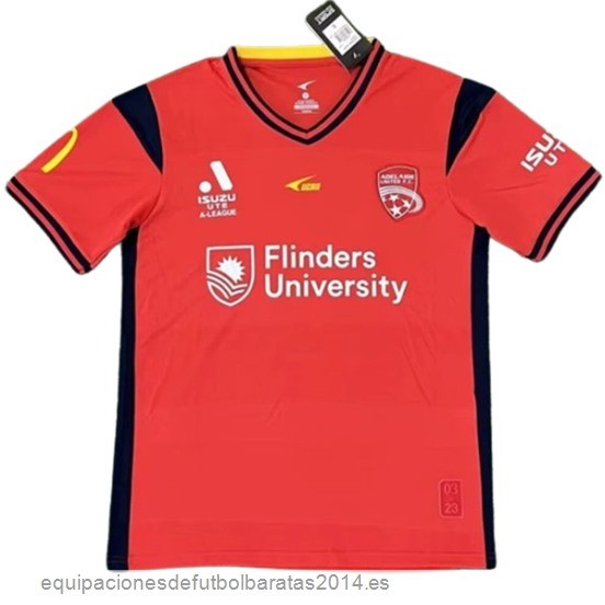 Nuevo Tailandia 1ª Camiseta Adelaide United 23/24 Rojo Baratas